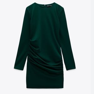 Zara long sleeve mini dress